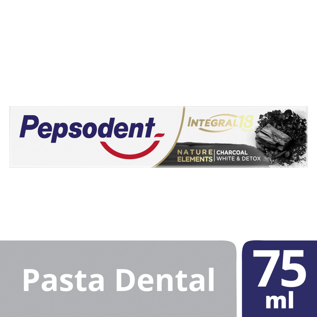 Pasta Dental Integral 18 Charcoal White & Detox 75ml