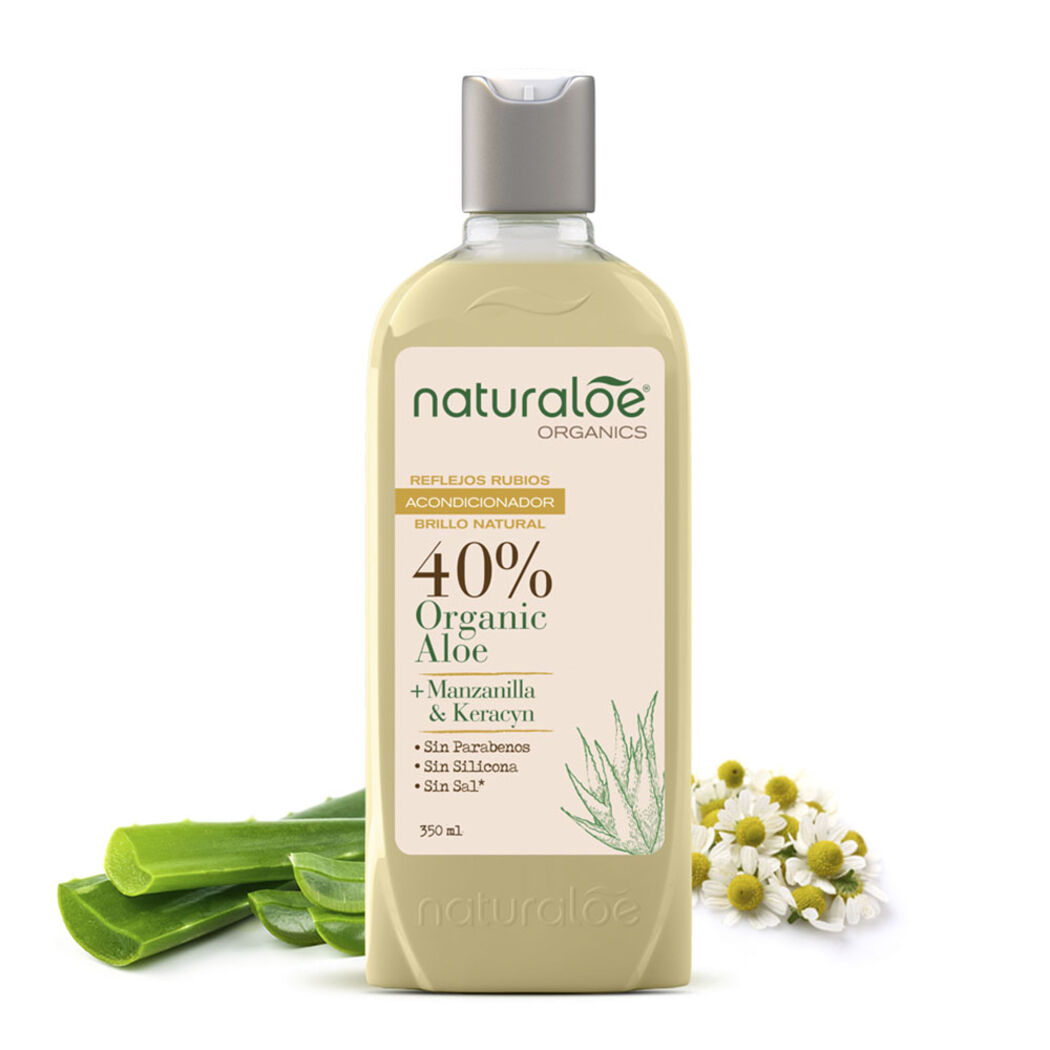 Acondicionador Naturaloe Reflejos Rubios 350ml