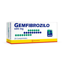 Gemfibrozilo (B) 600mg 20 Comprimidos
