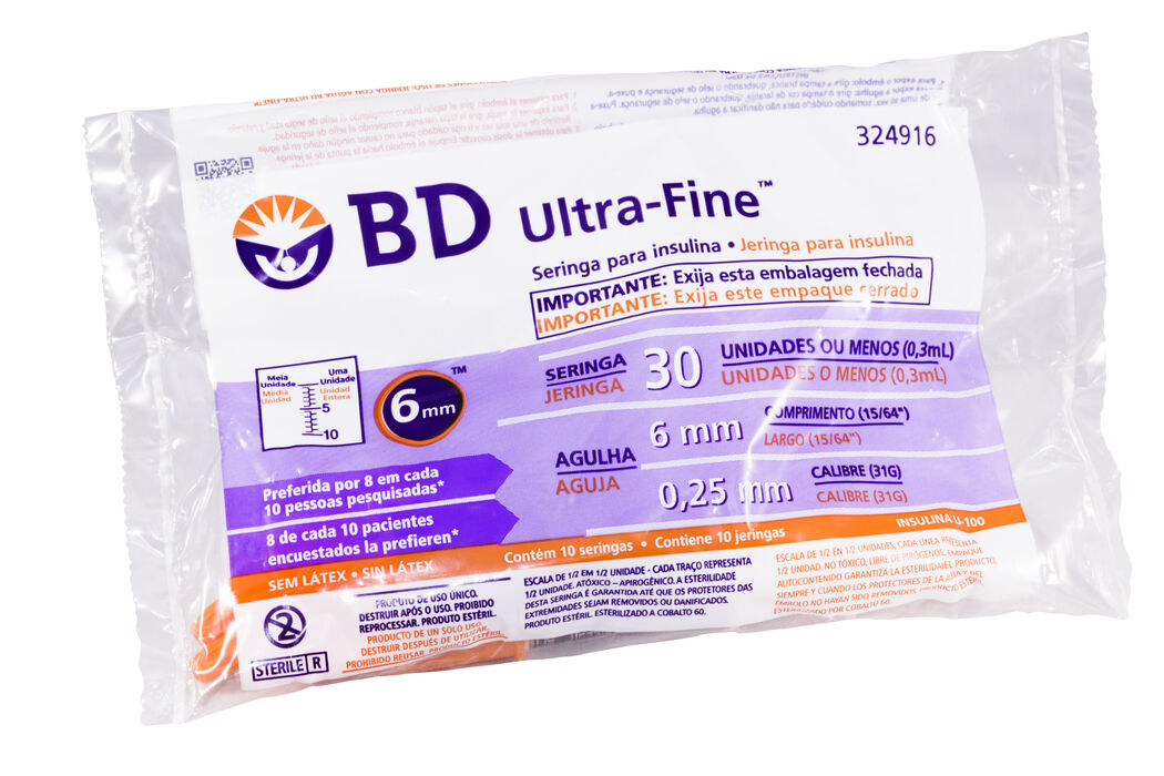 BD Jeringas Insulina 30 UI