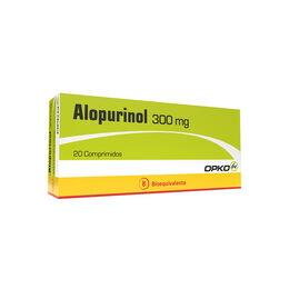 Alopurinol (B) 300mg 20 Comprimidos