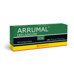 Arrumal (B) Deflazacort 6mg 40 comprimidos