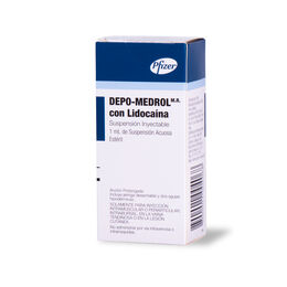 Depo-Medrol con Lidocaí­na / Metilprednisolona Inyectable 1 Frasco-Ampolla