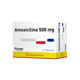 Amoxicilina (B) 500mg 21 Cápsulas