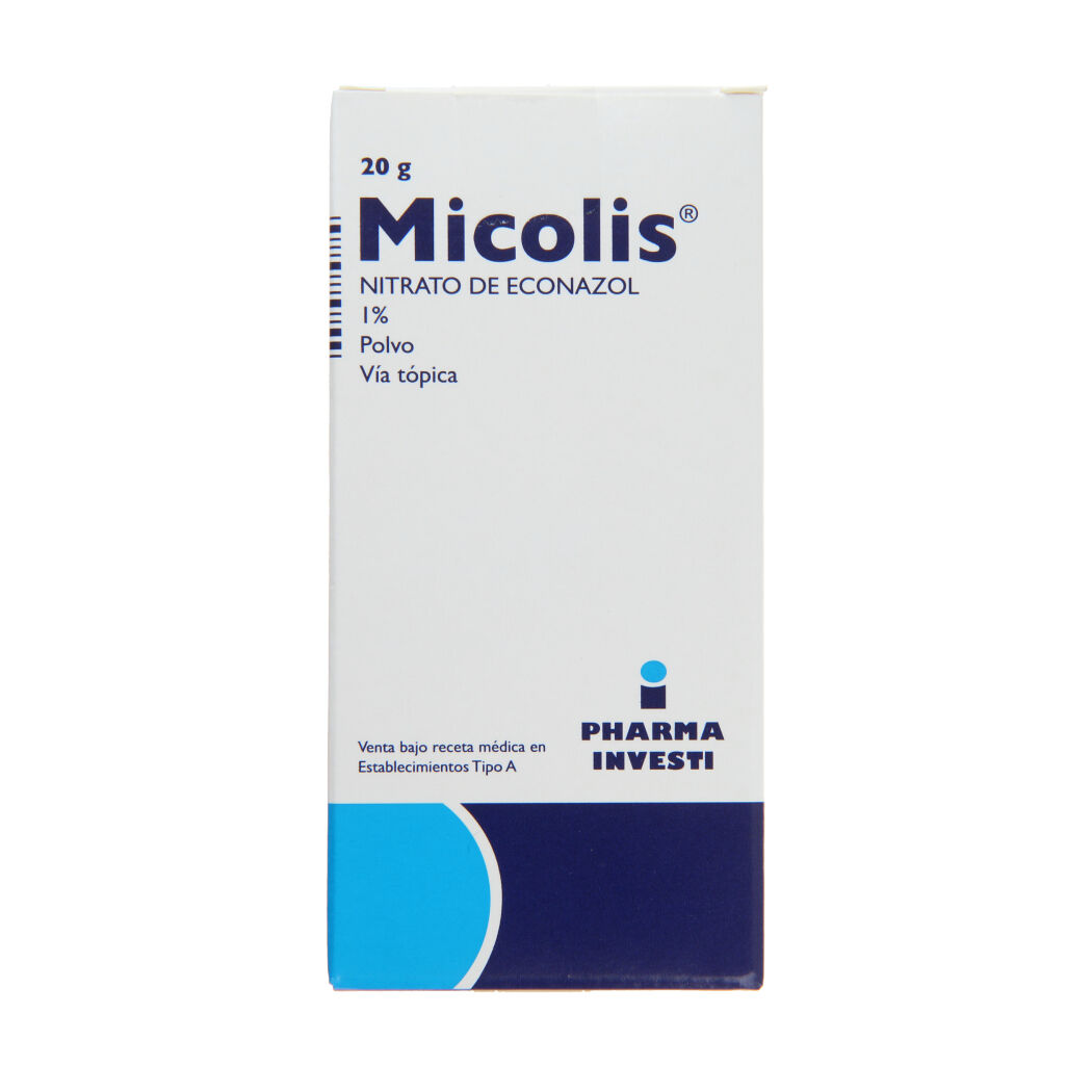 Micolis Econazol 1% Polvo Tópico 20g