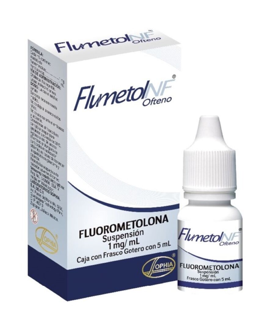 Flumetol NF Fluorometolona 0.1% Solución Oftálmica 5ml