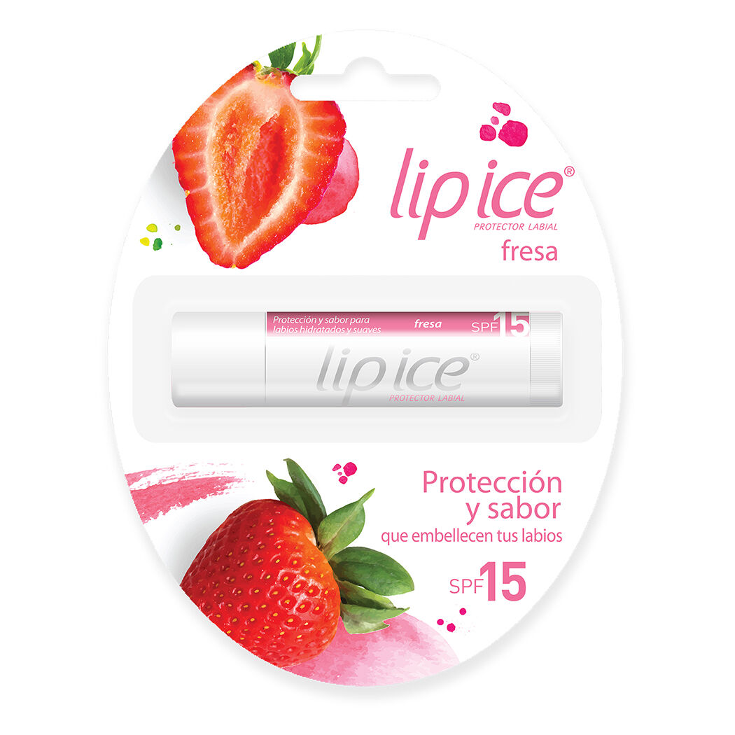 Lip Ice Protector Labial Fresa SPF15