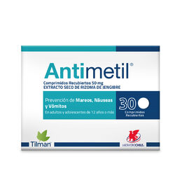 Antimetil Extracto de Jengibre 30 Comprimidos Recubiertos