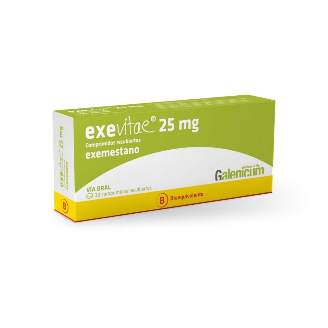 Exevitae (B) Exemestano 25mg 30 Comprimidos Recubiertos