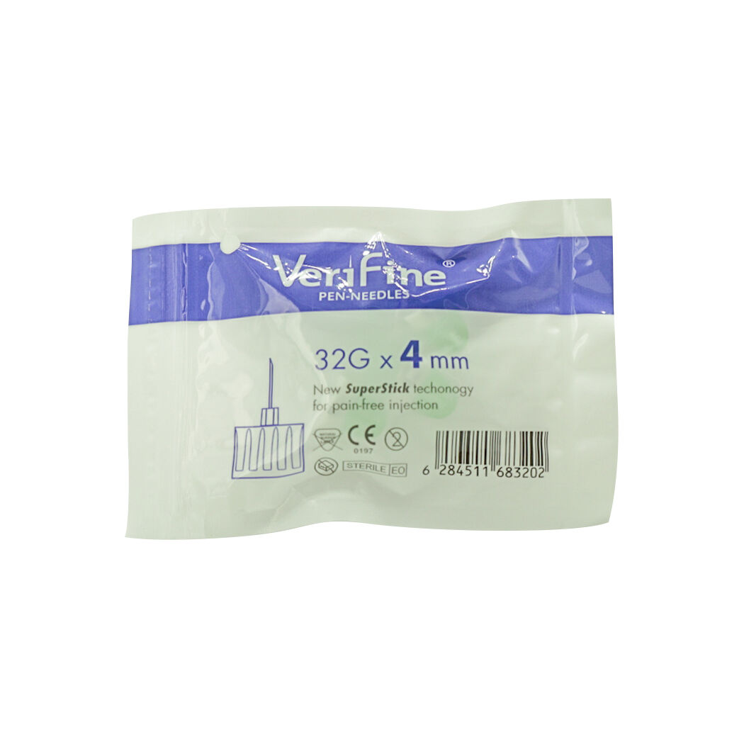 Aguja VER.INS. 32g 4mm 5 Unidades