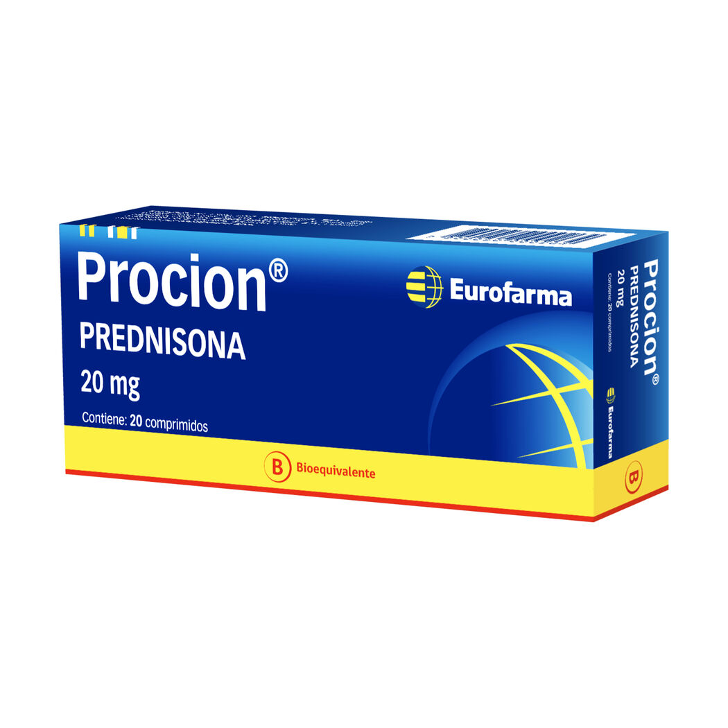 Procion (B) Prednisona 20mg 20 Comprimidos