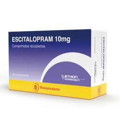 Escitalopram (B) 10mg 30 Comprimidos Recubiertos