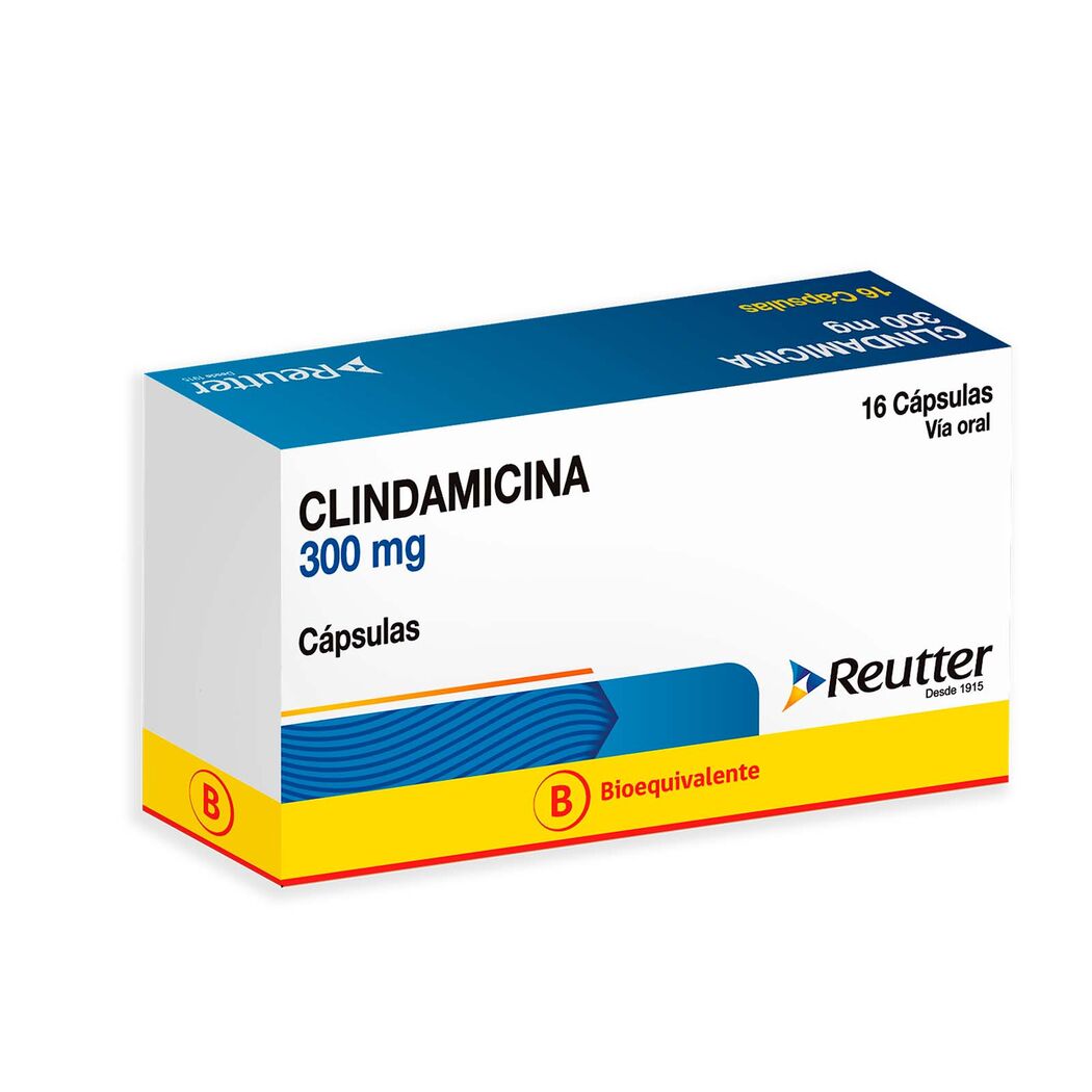 Clindamicina (B) 300mg 16 Cápsulas