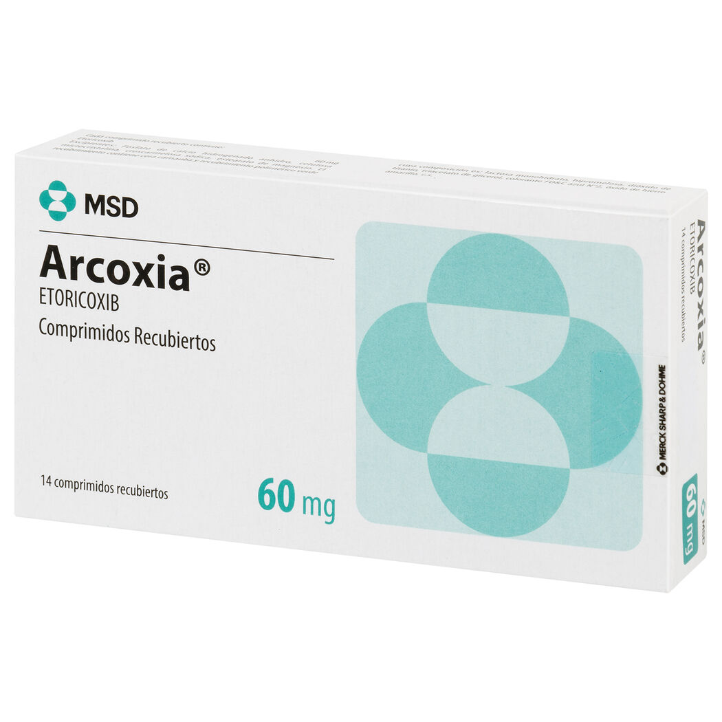 Arcoxia (R) Etoricoxib 60mg 14 Comprimidos Recubiertos