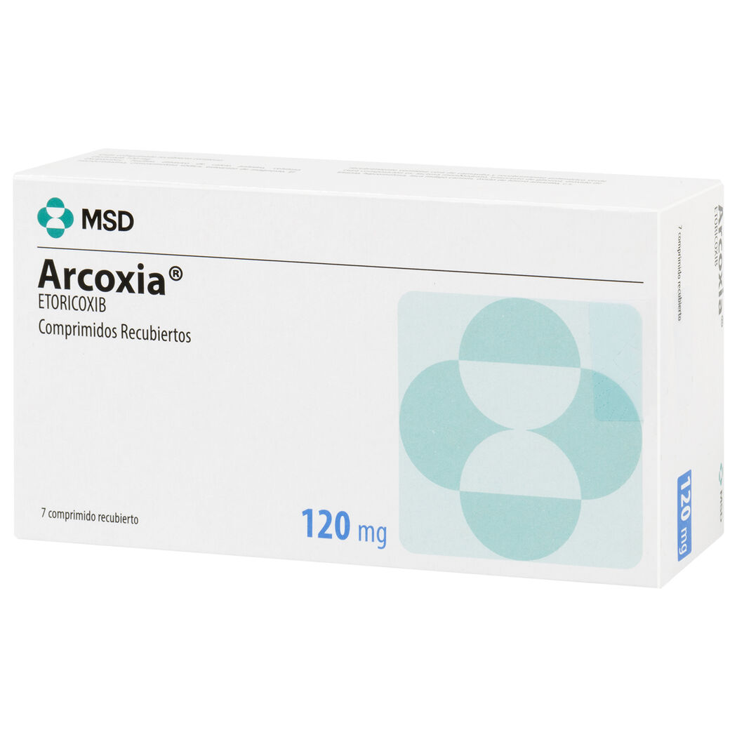 Arcoxia (R) Etoricoxib 120mg 7 Comprimidos Recubiertos