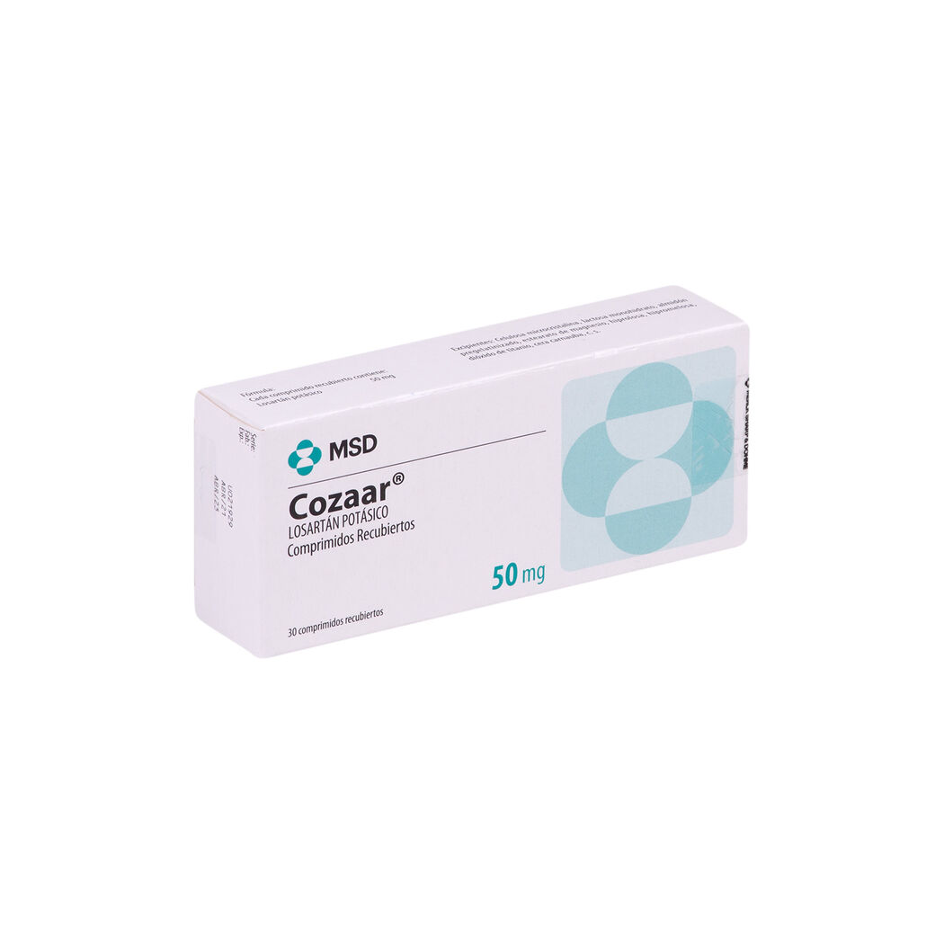 Cozaar (R) Losartán 50mg 30 Comprimidos Recubiertos