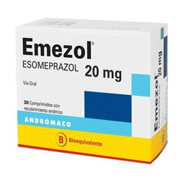 Emezol (B) Esomeprazol 20mg 30 Comprimidos Recubiertos