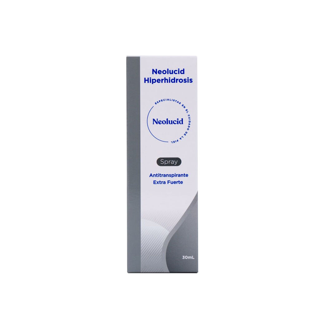 Neolucid Hiperhidrosis Spray Antitranspirante Extra Fuerte 30ml