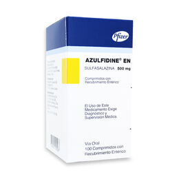 Azulfidine Sulfasalazina 500mg 100 Comprimidos