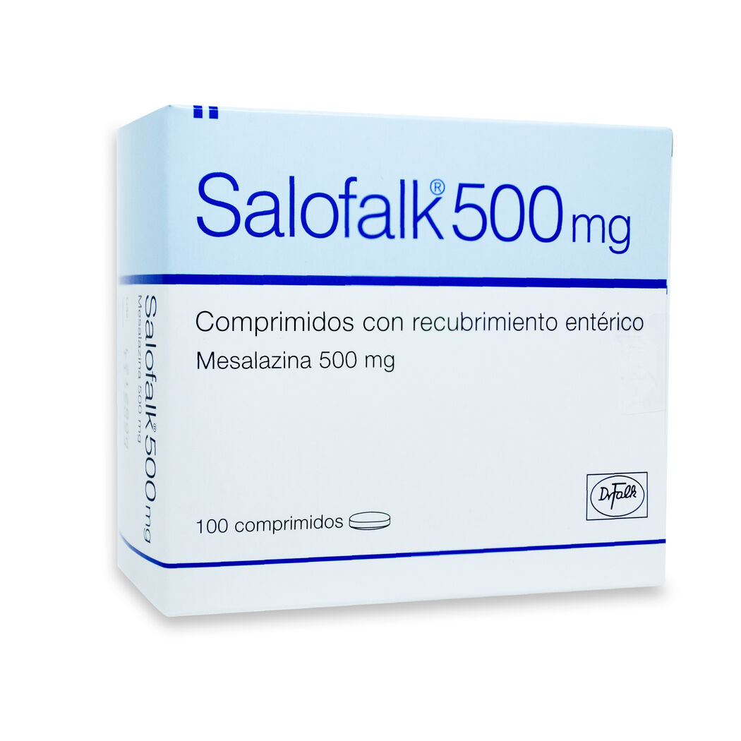 Salofalk Mesalazina 500mg 100 Comprimidos