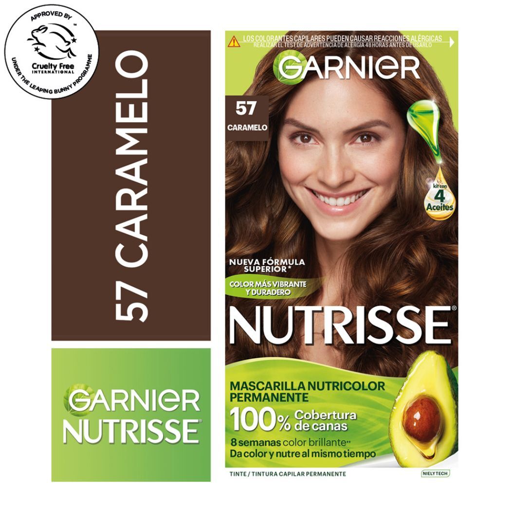 Garnier Nutrisse Coloración N°57 Caramelo