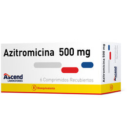 Azitromicina (B) 500mg 6 Comprimidos Recubiertos