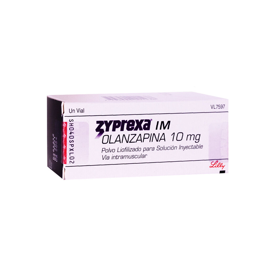 Zyprexa (R) Olanzapina 10mg Inyectable 1 Vial
