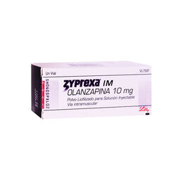 Zyprexa (R) Olanzapina 10mg Inyectable 1 Vial