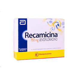 Recamicina (B) Levofloxacino 750mg 7 Comprimidos Recubiertos