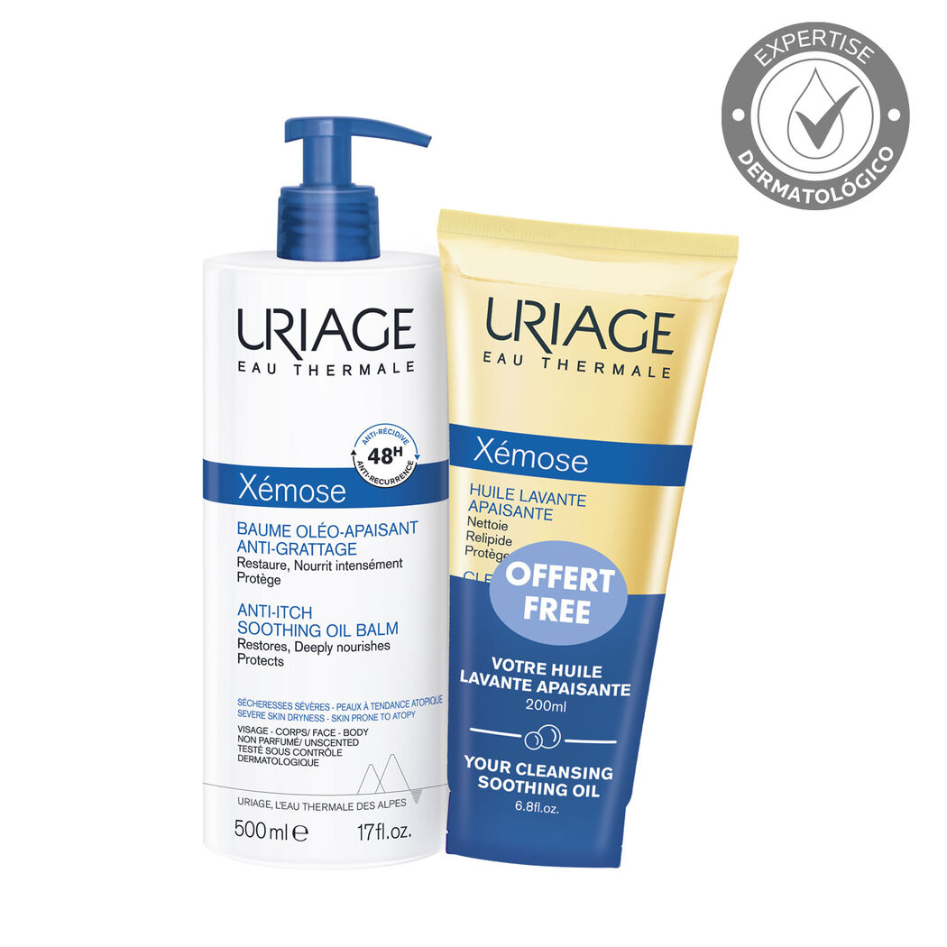 Pack Xemose Bálsamo Calmante Anti-irritaciones 500ml + Xemose Aceite Limpiador 200ml