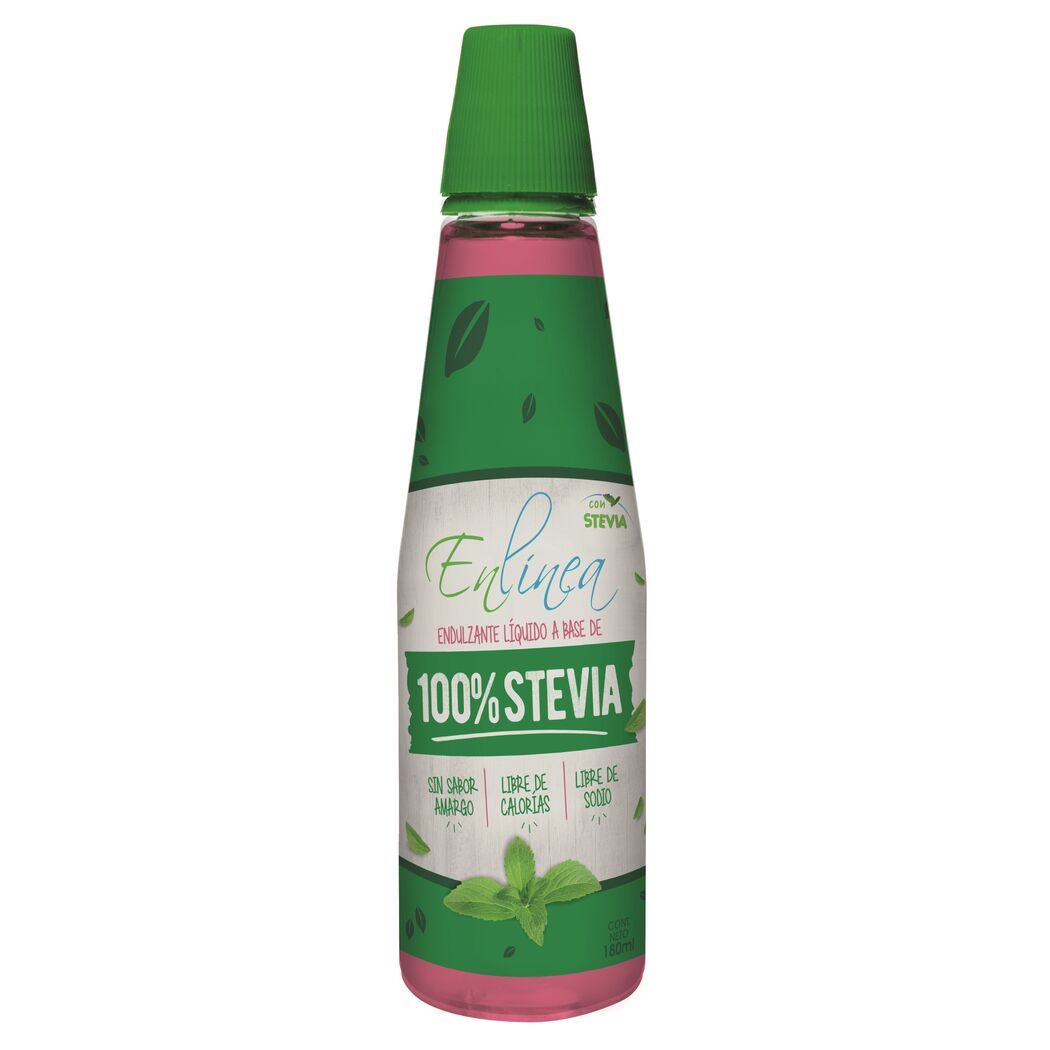 Endulzante Líquido En Línea 100% Stevia 180ml