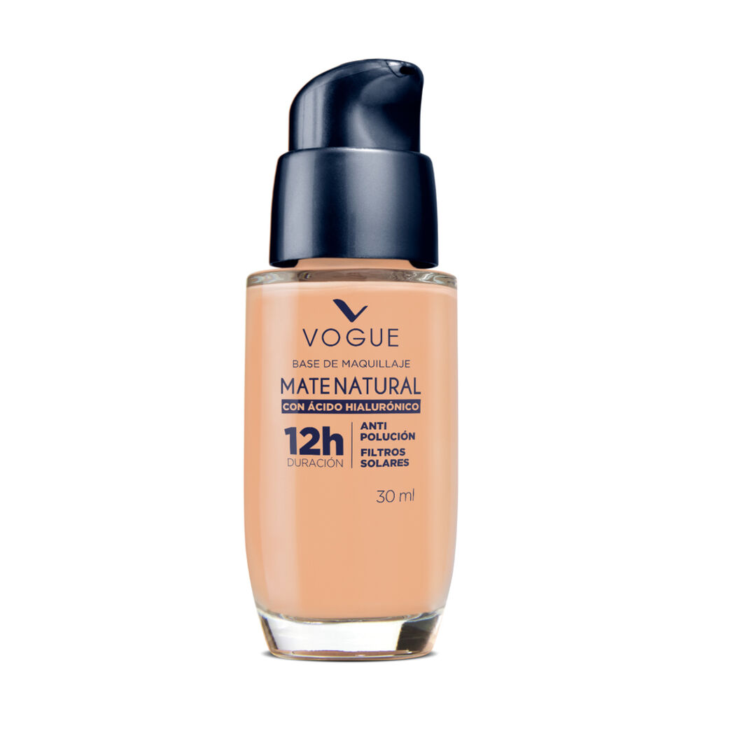 Base Mate Vogue con Ácido Hialurónico Gitano 30ml Mate Perfecto