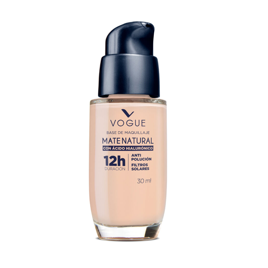Base Mate Vogue Acido Hialuronico Base Maquillaje 30ml Alta Cobertura