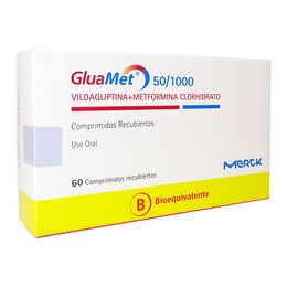 Gluamet (B) 50/1000 x 60 Comprimidos Recubiertos