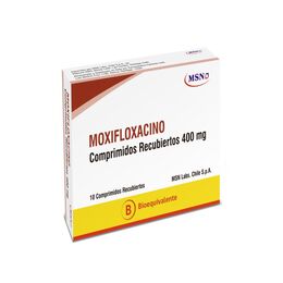 Moxifloxacino (B) 400mg x 10 Comprimidos Recubiertos