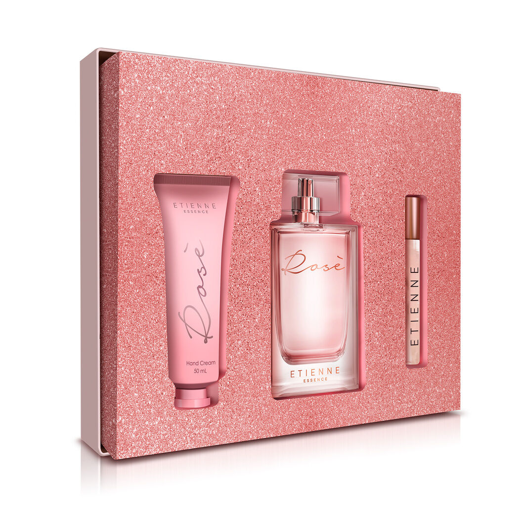 Etienne Essence Rosé 100ml EDP + Rosé 10ml EDP + Hand Cream 50ml