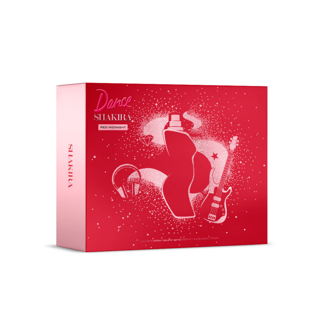Pack Shakira Perfume Red Midnight 50ml + Body Loción 75ml