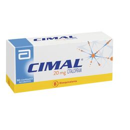 Cimal (B) Citalopram 20mg 30 Comprimidos Recubiertos