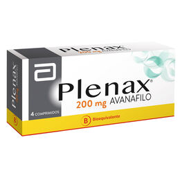 Plenax (B) Avanafilo 200mg 4 Comprimidos