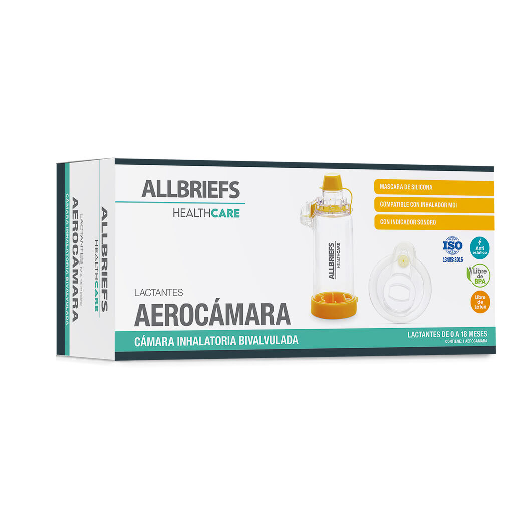 Aerocámara Bivalvulada Lactantes