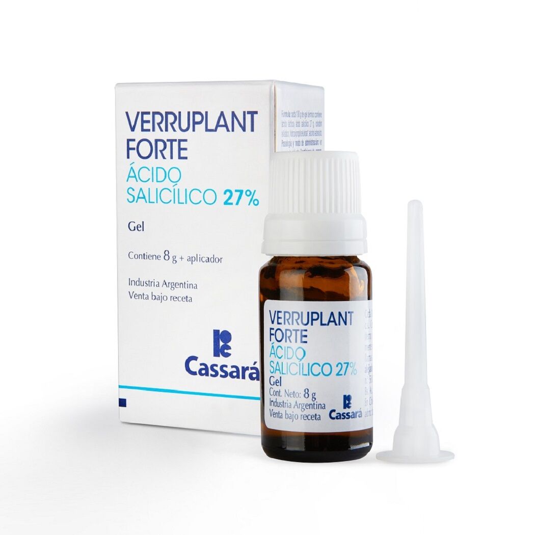 Verruplant Forte ícido Láctico / ícido Salicí­lico Gel Tópico 8g