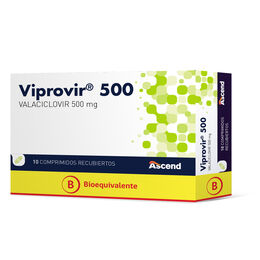 Viprovir (B) Valaciclovir 500mg 10 Comprimidos Recubiertos