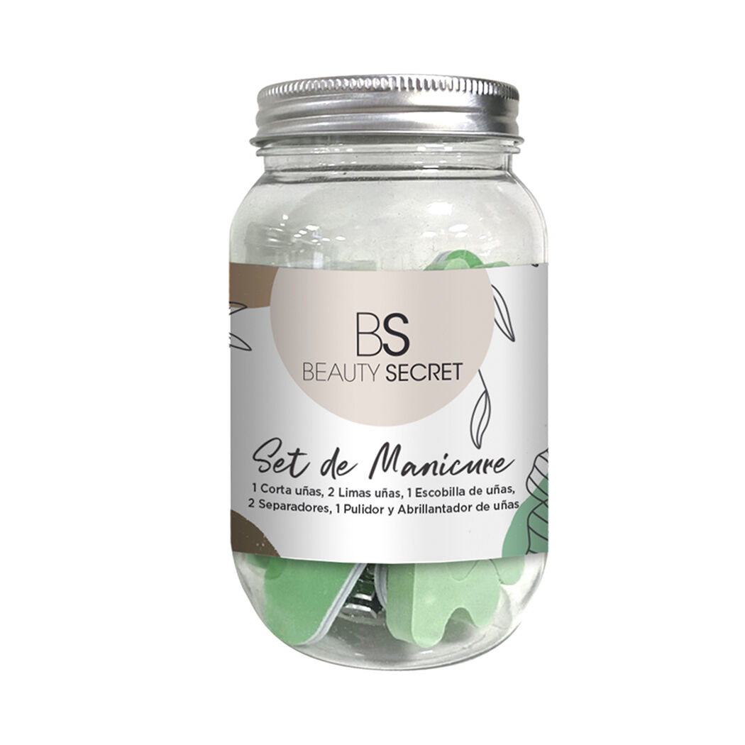 Jarro Contenedor de 5 Piezas de Manicure