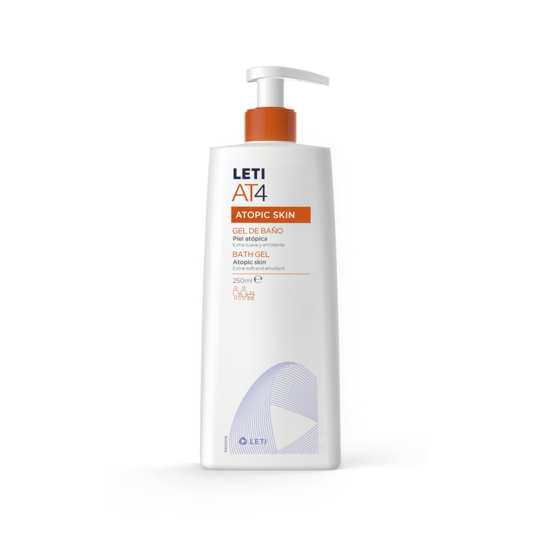 Gel de Baño Piel Atópica Leti AT4 250ml