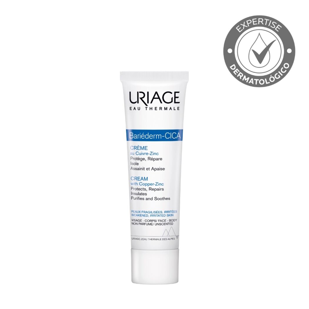 Crema Reparadora Bariéderm-CICA Con Cobre y Zinc 15ml Uriage