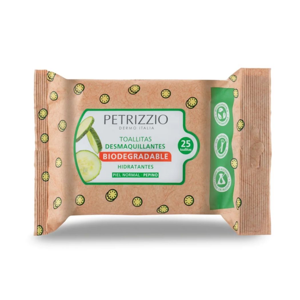 Toallitas Desmaquillantes Biodegradable Pepino