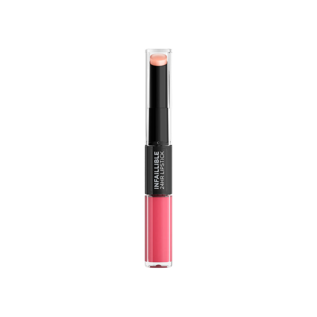 Labial L'Oréal Infaillible 24h 2-Step 804 Metro Proof Rose