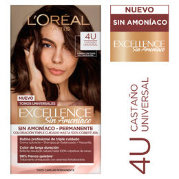 Tintura L'Oréal Excellence Sin Amoníaco 4U