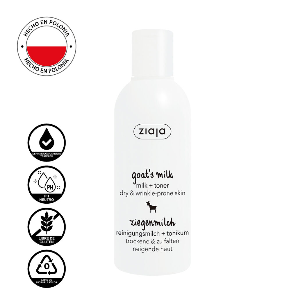 Leche Limpiadora y Tónico Ziaja Leche de Cabra 200ml