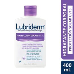 Lubriderm® UV-15 Protección Solar 400ml